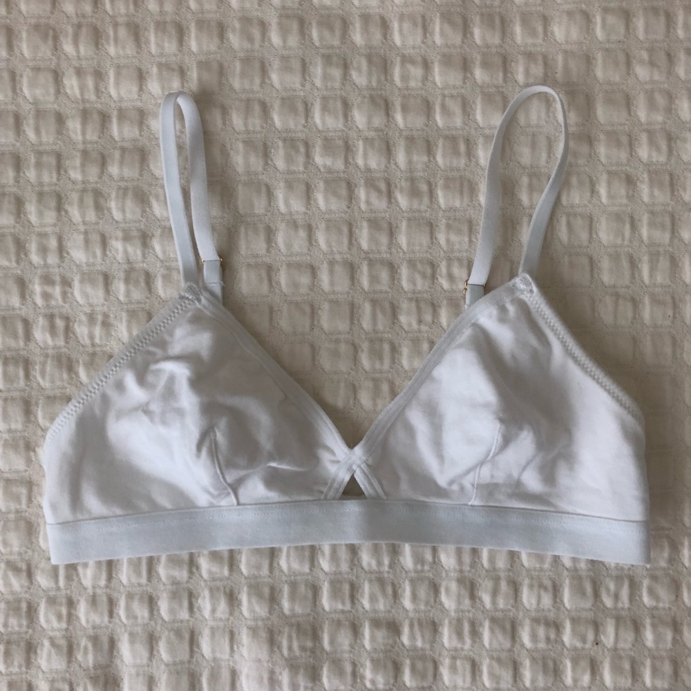Madewell white bralette